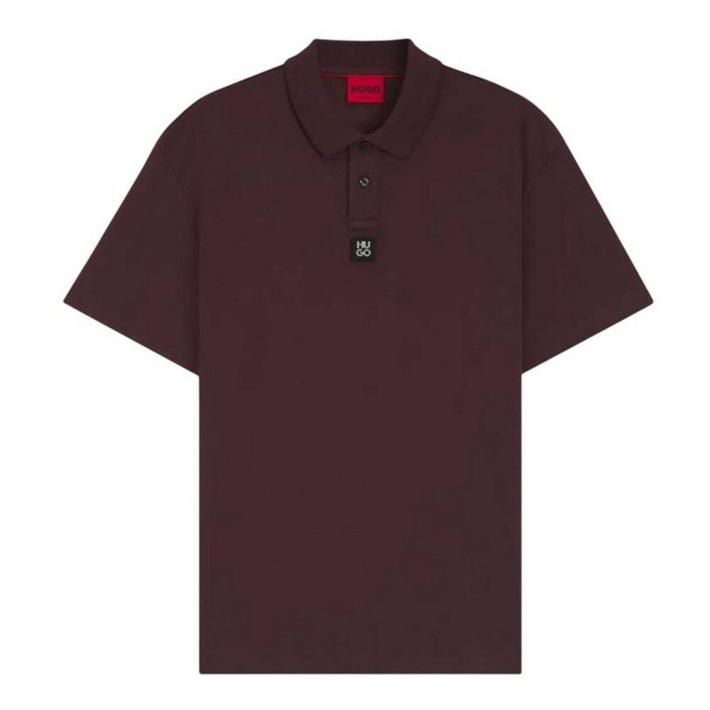 Hugo Mens Deabono Logo Polo Shirt / Brown